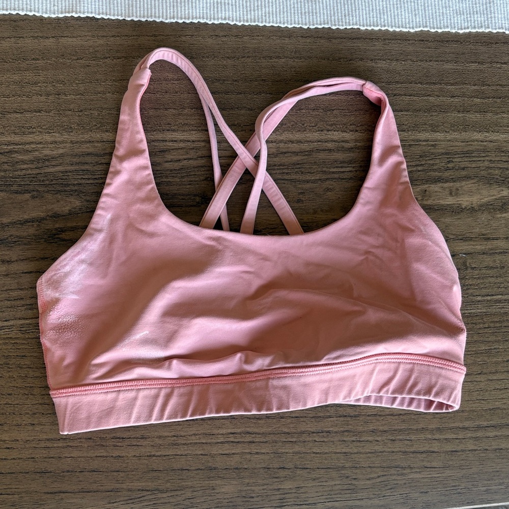 Lululemon Athletica Light Pink Sports Bra